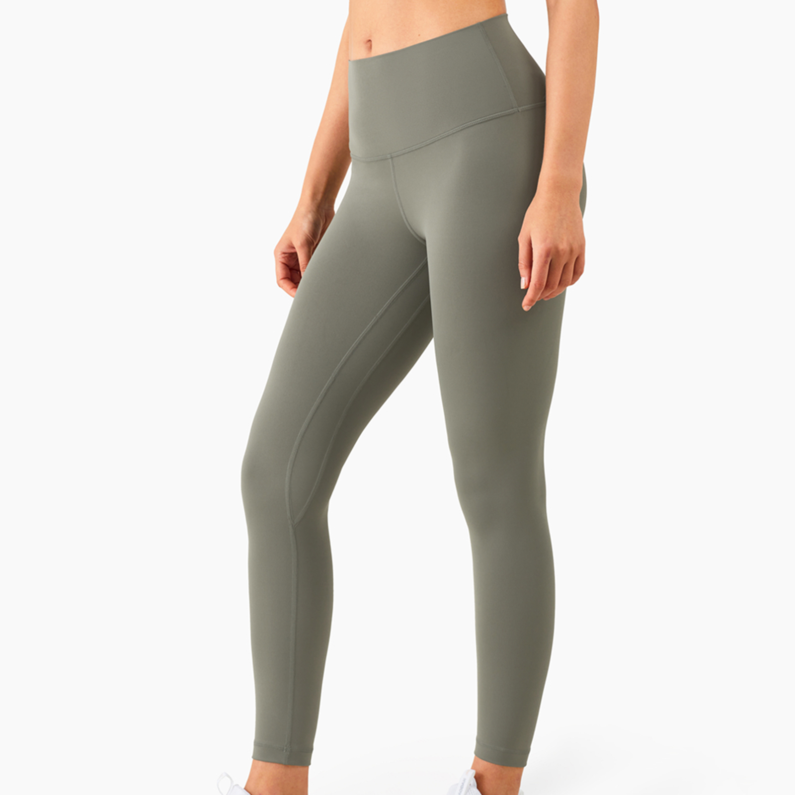 YOGA Women\'s Naked Feeling Workout Leggings Buttery Soft Tummy Control Gym Yoga Pants 7/8 High Waist Yoga Tight Pants